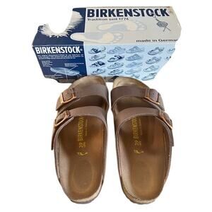 Birkenstock Arizona Two-Strap Sandals EU 39 (US W 8–8.5) – Mocha Brown